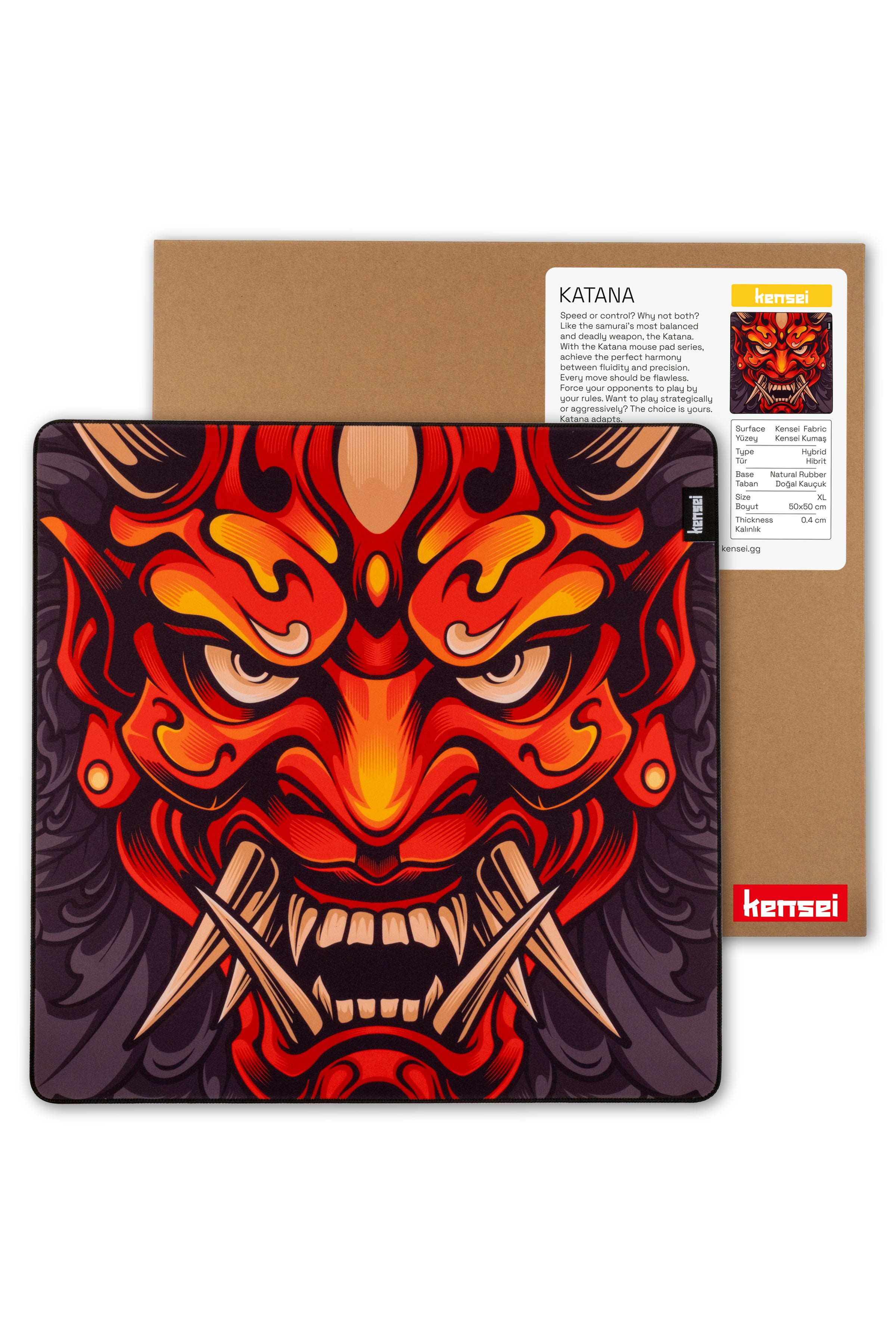 Kensei Red Oni Mousepad
