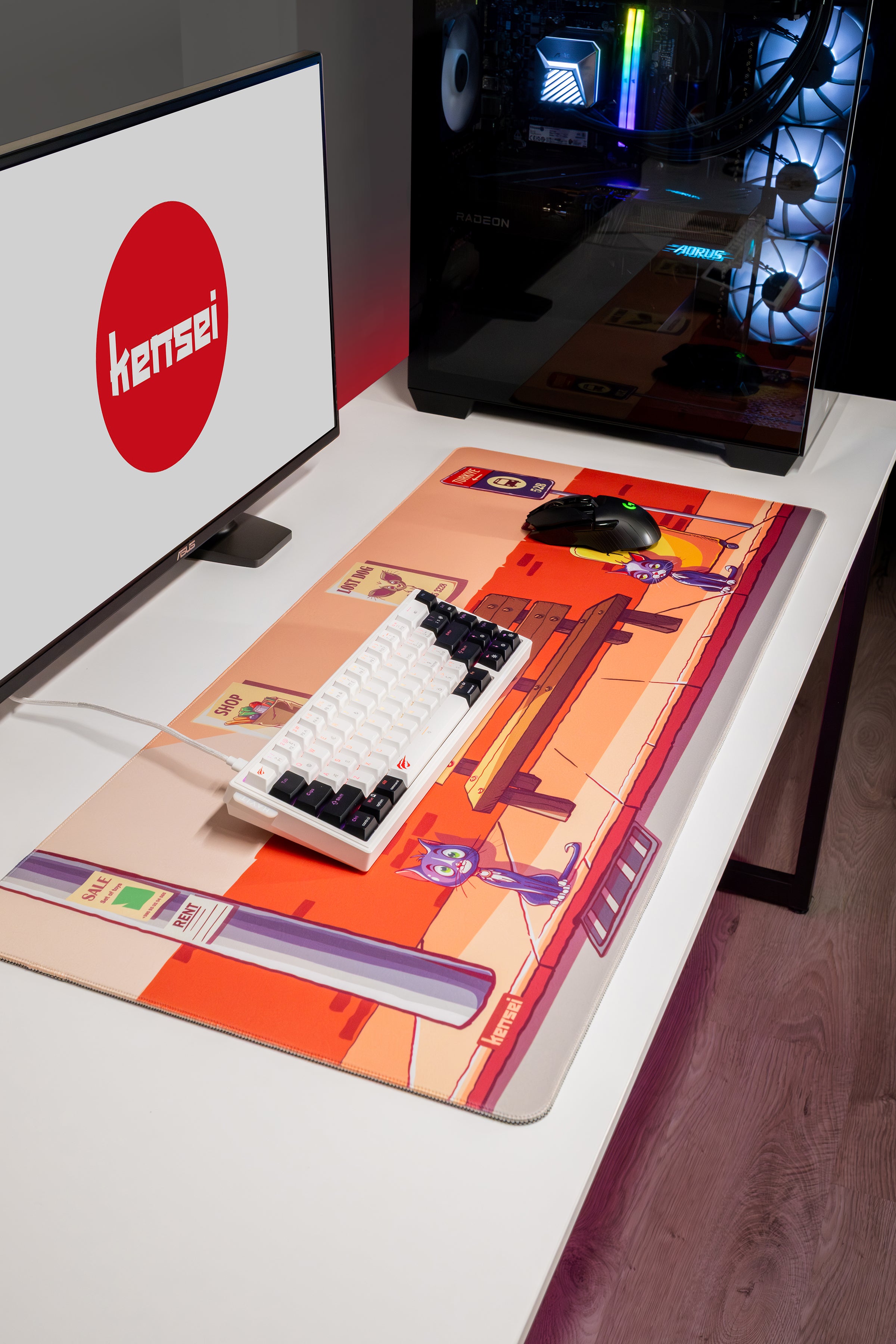 Kensei Gameneko Mousepad