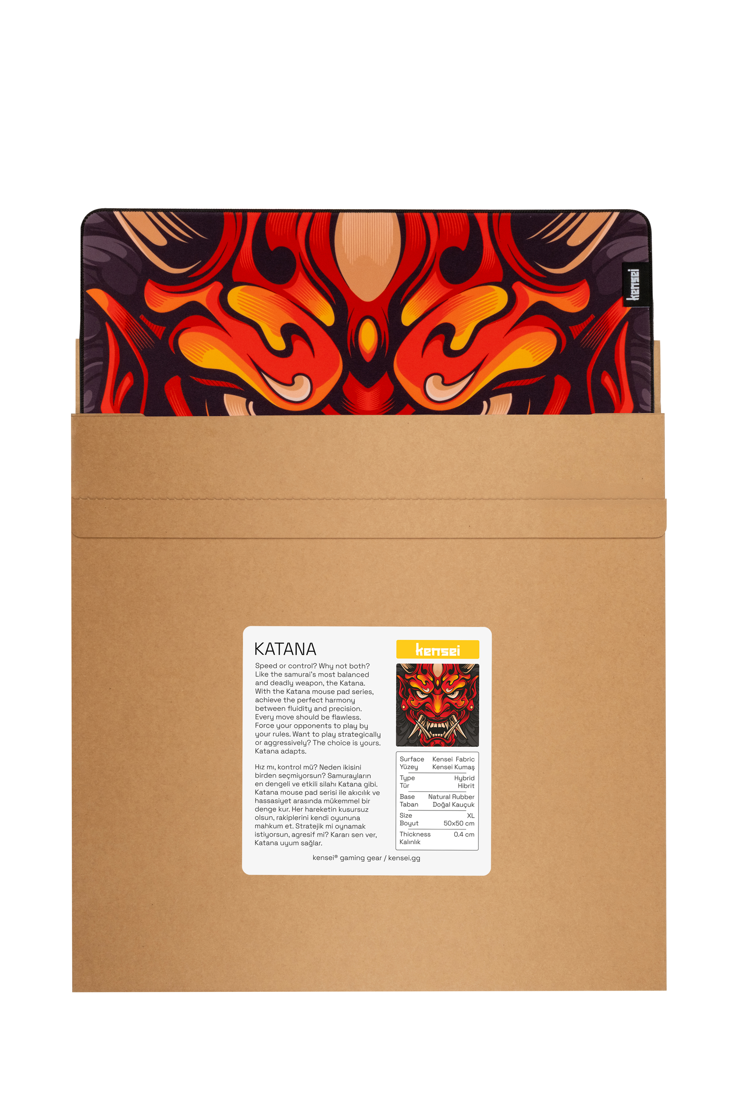 Kensei Red Oni Mousepad